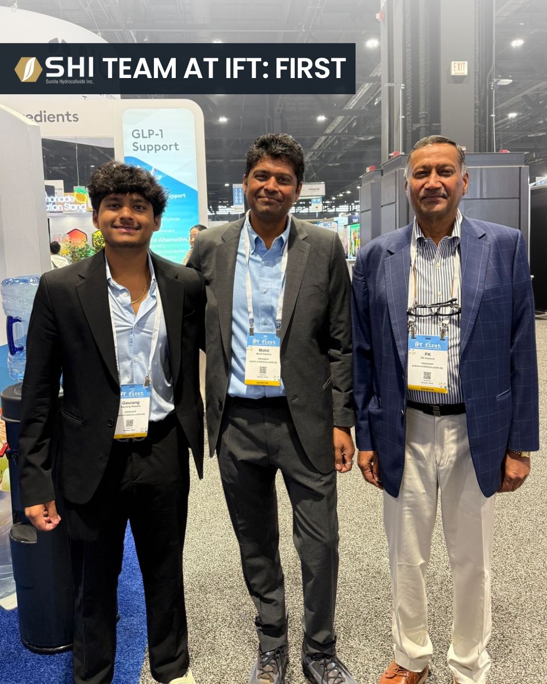 Gaurang, Mohit, and PK at IFT First 2025