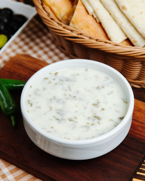 Dressings and cream cheese application