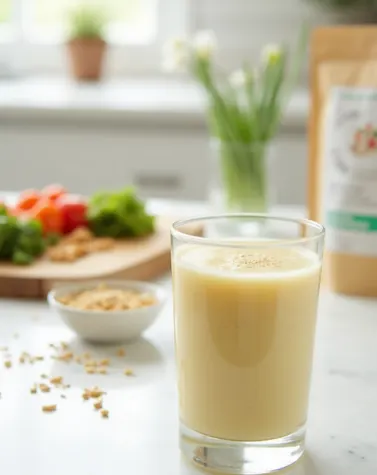 Fenugreek fiber smoothie application