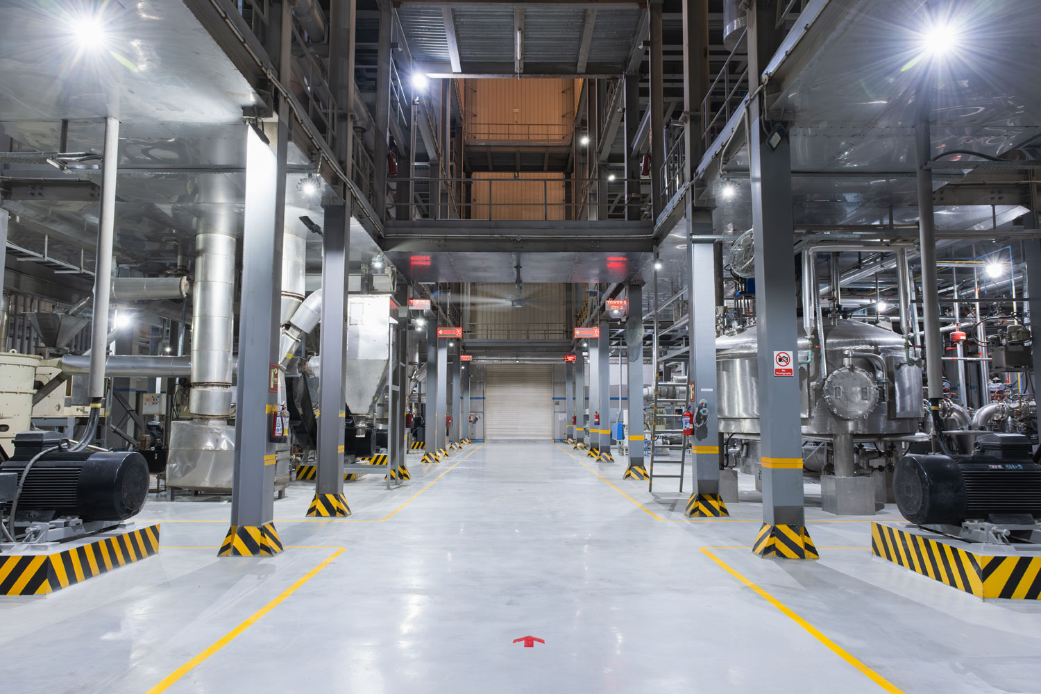 Campus perimeter and finished goods dispatch