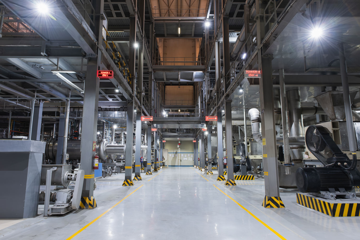 Raw material receiving shed